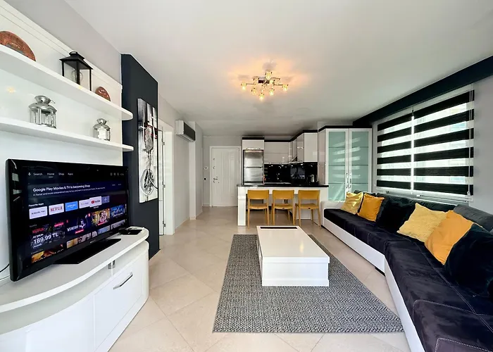 Sa Apartments! Beachfront With Sea View & Pool Apartman Alanya