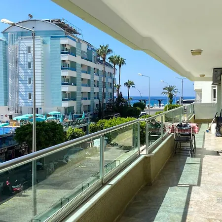 Sa Apartments! Beachfront Apartment With Sea View & Pool Apartment Alanya